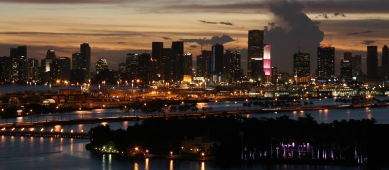 Miami at night